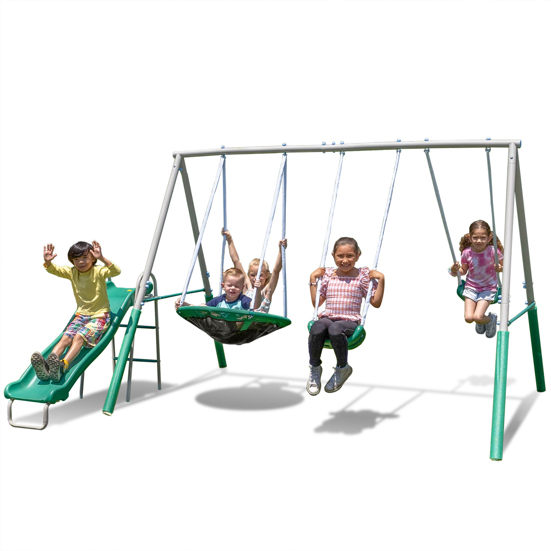 Swing Big 3枚セット Big Brutus Heavy-Duty Metal A-Frame Swing Set